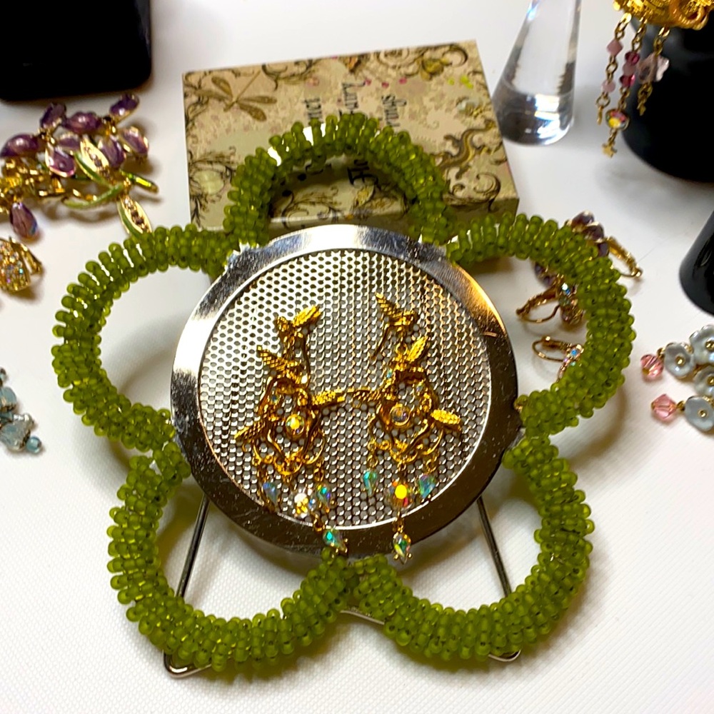 VTG KIRK's Folly Fairy and Crystal Earrings